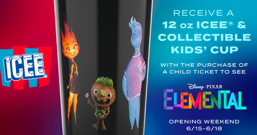 Free 12 oz ICEE in a Collectible Kids’ Cup at AMC Theaters [with Purchase]