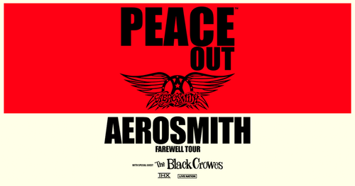 Win a trip to see Aerosmith: PEACE OUT The Farewell Tour with The Black Crowes