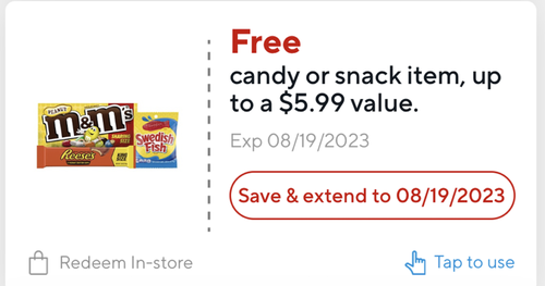 Free Candy or Snack Item at Staples
